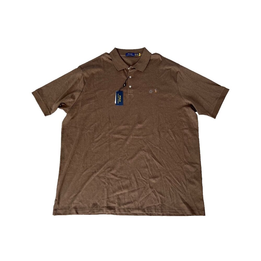 Polo Ralph Lauren Classic Fit Polo Shirt Cedar Heather ( 4XLT ) - Picture 2 of 3